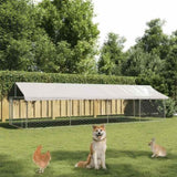 Outdoor Dog Kennel with Roof 600x200x150 cm 171500