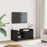 TV Cabinet Black 80x35x40 cm Engineered Wood 848368