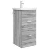 Bathroom Vanity with Sink Grey Sonoma 42 x 40 x 84.5 cm 890701