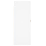 Wall Mounted Cabinet White 69.5x34x90 cm Engineered Wood 830356