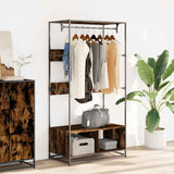 Wardrobe Smoked Oak 90x50x180 cm Engineered Wood 849296