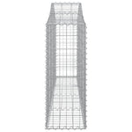 Arched Gabion Basket 200x30x80/100 cm Galvanised Iron 153384
