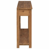 Console Table Natural 110 x 30 x 80 cm Solid Teak Wood 42024246