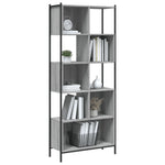 ZNTS Bookcase Grey Sonoma 72x28x172 cm Engineered Wood 3213655