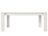 4 Seater Dining room table, MDF Wood Rectangle Modern Dining,Room Furniture Unit, Small N606P272566W
