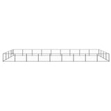 Dog Kennel Black 36 m Steel 3082148