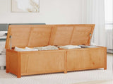 Storage Box Solid Oak Wood 42000876