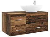 Bathroom Furniture Set 2 pcs Old Wood Engineered Wood 3403998