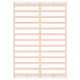 Bed Frame without Mattress White 140x200 cm Solid Wood 820797