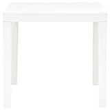 Garden Set White Plastic Medium Durable Garden Set Square 48777