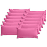 Cushion Cover 12 pcs HOUTEN Pink 40 x 80 cm Polyester 918309