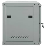 Network Cabinet with Storage Grey 60 x 45 x 50 cm Steel 42017637