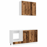 Kitchen Unit LYON 5 pcs Old Wood Engineered Wood 3438225