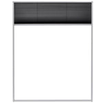 ZNTS Plisse Insect Screen for Windows Aluminium 80x100 cm 142611