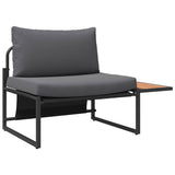 Outdoor Steel Seating 2 pcs Anthracite Steel 42004137