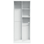 Wardrobe White 80x50x200 cm Engineered Wood 3307756
