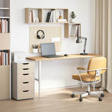Desk Top Untreated 160x50x2.5 cm Solid Wood Oak Rectangular 4009011