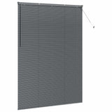 Venetian Blinds Manual Dark Grey 220 x 155 cm Aluminium 42006108