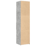 Highboard Concrete Grey 45x42.5x185 cm Engineered Wood 3281451