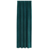 Blackout Curtains 2 pcs Dark Green 140 x 245 cm Velvet 4107216