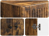 Cabinet Set 2 pcs Smoked Oak 66 x 34.5 x 90 cm Engineered Wood 3416363