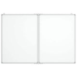Magnetic Whiteboard Foldable 100x80x1.7 cm Aluminium 4005353