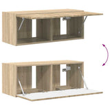 TV Wall Cabinet Sonoma 78.5 x 31 x 29.5 cm Engineered Wood 892213