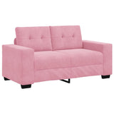 Sofa 3 pcs Pink Velvet 3324642