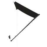 ZNTS Retractable Awning with LED 300x150 cm Anthracite 145918