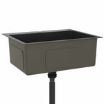 Handmade Kitchen Sink Black Stainless Steel 51511