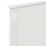 Headboard Gloss White Engineered wood 888478