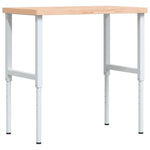 Workbench 100x60x cm Solid Wood Beech Rectangular 3309705