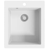 Overmount Kitchen Sink Single Basin Granite White 141674