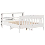 Bed Frame without Mattress White 120x190 cm Small Double Solid Wood Pine 3306283