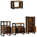 Bathroom Furniture Set 4 pcs Multicolour Solid Reclaimed Wood 3305663
