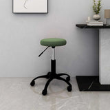 Office Swivel Chair Dark Green Velvet 333177
