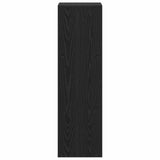 Room Divider Bookcase Black Oak 99 x 29 x 99 cm Engineered Wood 879662