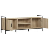 TV Cabinet 133 x 33 x 50 cm Sonoma Oak Engineered Wood 8013717