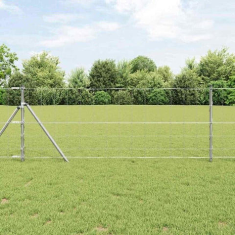 Field Fence Silver 100 x 0.8 m Galvanised steel 42005857