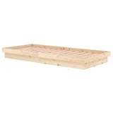 819892 Bed Frame without Mattress Solid Wood 90x200 cm