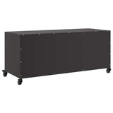 TV Cabinet Black 100.5x39x43.5 cm Steel 846644