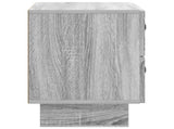 Bedside Cabinet Grey Sonoma 62 x 34.5 x 47.5 cm Engineered Wood 893861