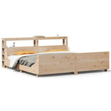 Bed Frame without Mattress 180x200 cm Super King Solid Wood Pine 3306450