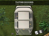 Four Man, Two Room Blackout Tent, with Accessories - Khaki T3398P349034