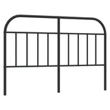 Metal Replace Headboard Black 135 cm 353667