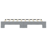 Daybed with Trundle without Mattress Light Grey 90x190 cm Single 3197599