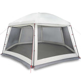 ZNTS Pool Tent with Removable Fly & Mesh Walls Grey 512x458 cm 4100627