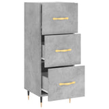 Sideboard Concrete Grey 34.5x34x90 cm Engineered Wood 828584
