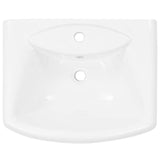 143003 Freestanding Basin with Pedestal Ceramic White 580x470x200 mm