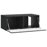 Wall-Mounted TV Cabinet Black 78.5 x 41 x 30 cm Engineered Wood 898516